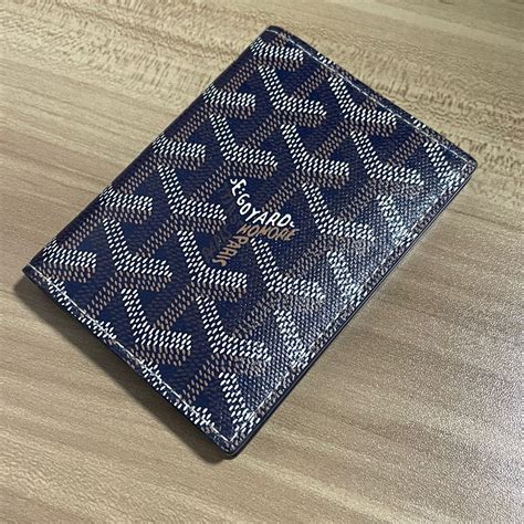 goyard st marc blue|goyard saint marc card holder.